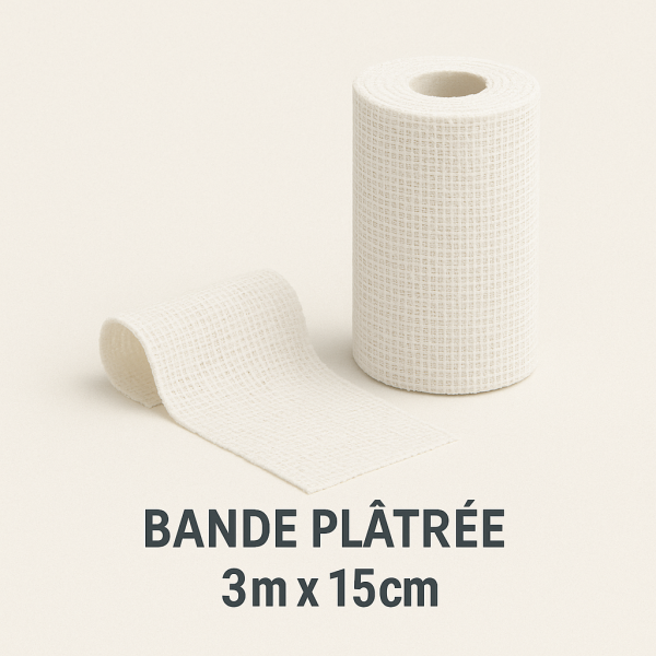 Bande plâtrée 3m x 15cm